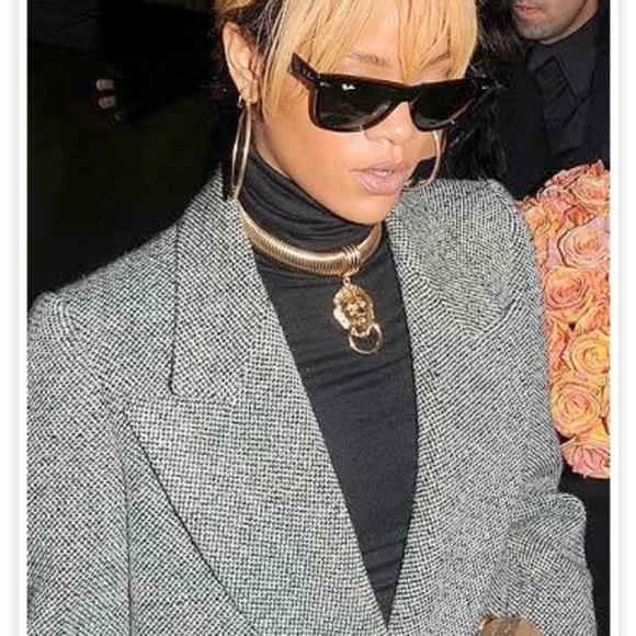 AKIRA Jewelry - 🦁 Lion Door Knocker Choker Necklace 🖤